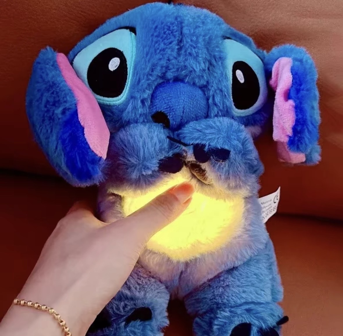 Peluche Stitch / Koala con simulador de respiración — paz nocturna