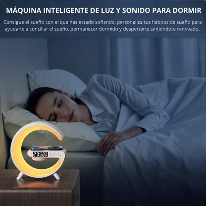 Lámpara con Música, Cargador y Despertador