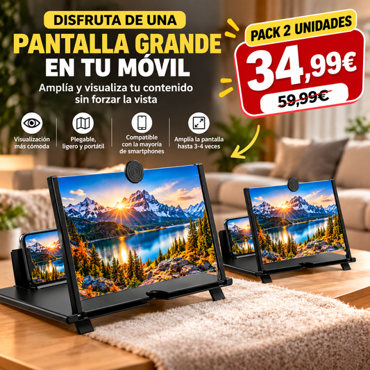 MiniCinema 12” HD – Pantalla para Celular