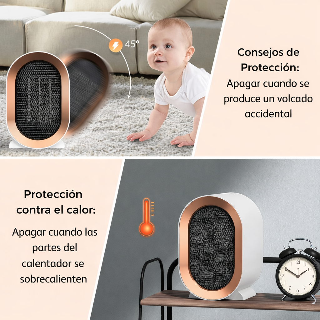 Calefactor Cerámico Blanco 1200W