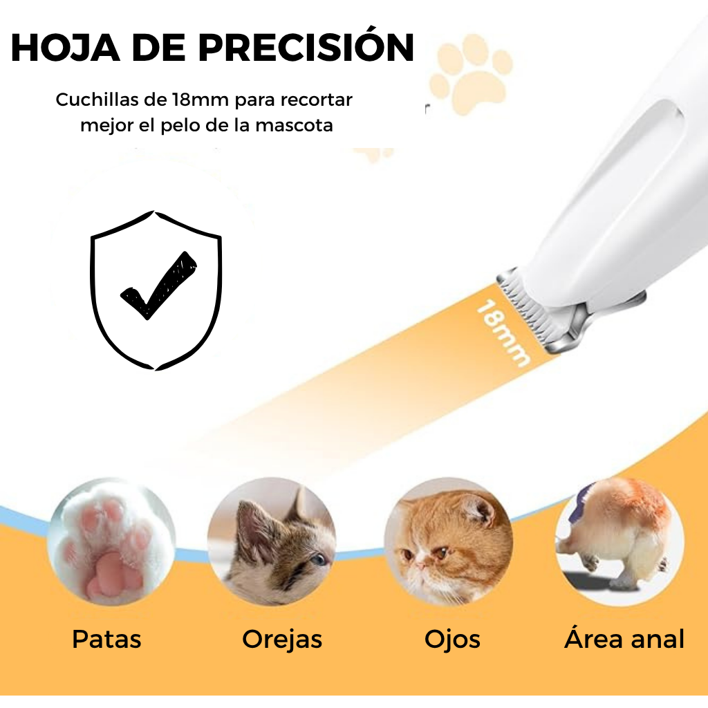 Máquina Profesional de Pelo para Mascotas