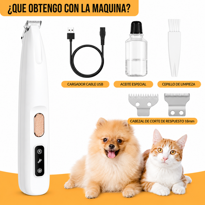 Máquina Profesional de Pelo para Mascotas
