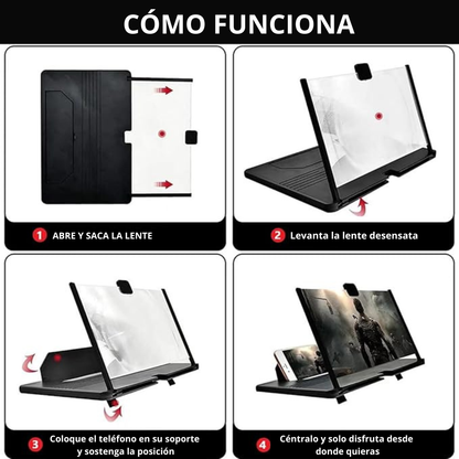 MiniCinema 12” HD – Pantalla para Celular