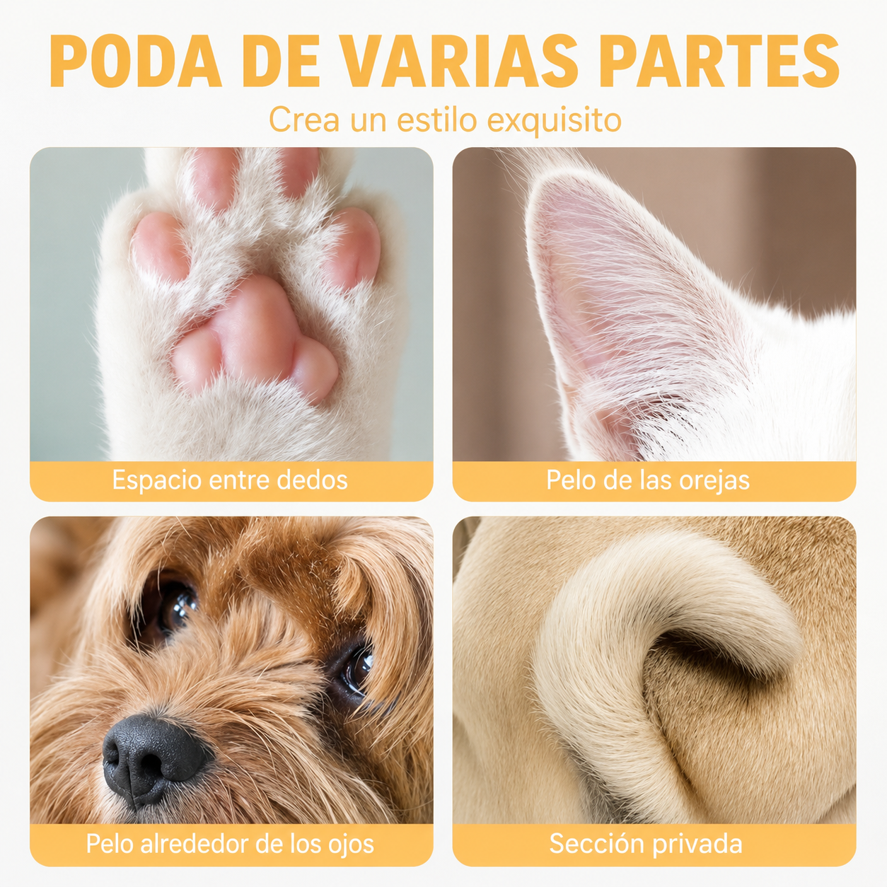Máquina Profesional de Pelo para Mascotas