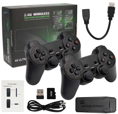 GAMESTICK 64 - consola de juegos inalámbrica con +10.000 juegos.