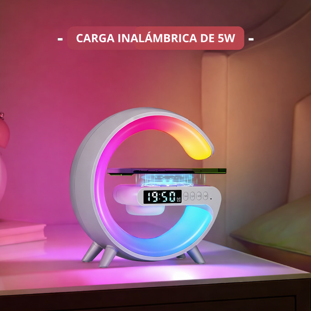 Lámpara con Música, Cargador y Despertador