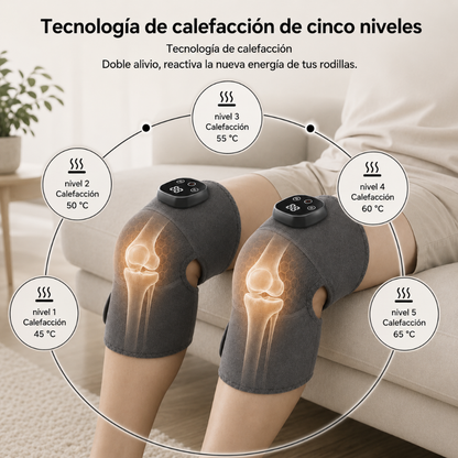 RodioCare | Masajeador de Rodillas con Calor y Vibración