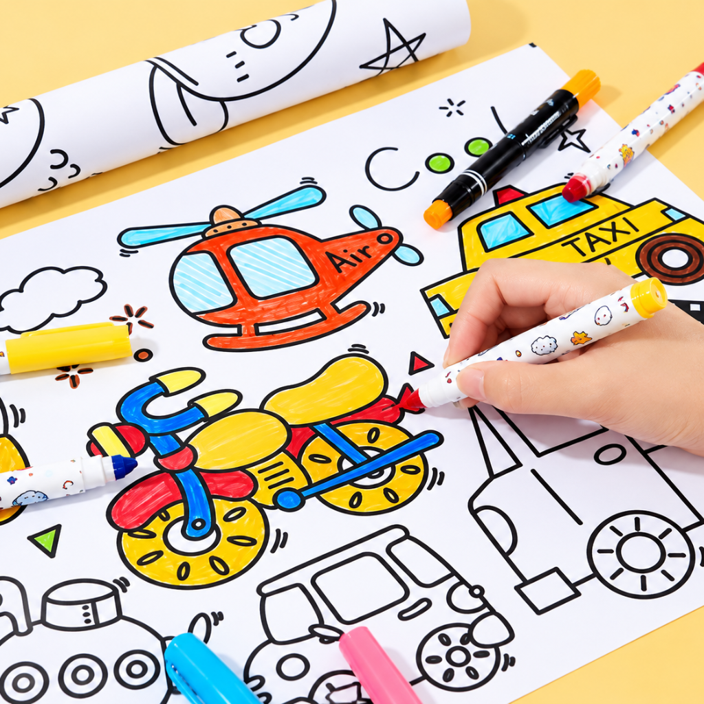 PequeART | Pack de 2 rollos de dibujo para niños