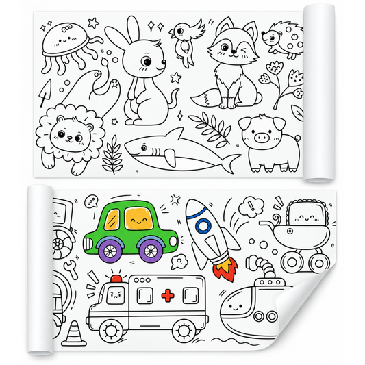 PequeART | Pack de 2 rollos de dibujo para niños