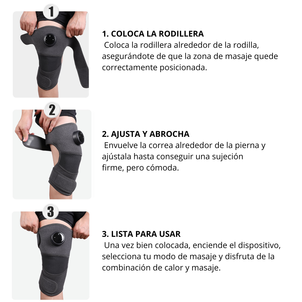 RodioCare | Masajeador de Rodillas con Calor y Vibración